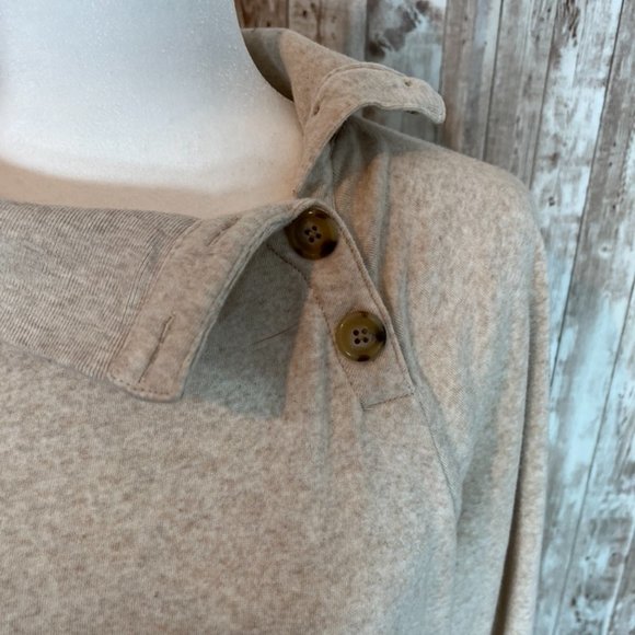 Women's Cream J. Crew Tunic Top size Large - Picture 3 of 5